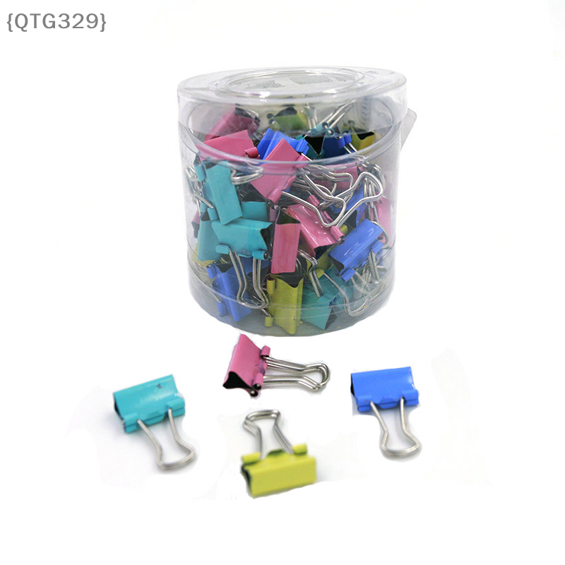 Binder Clip Assorted - 【F2-QT329】60 Pcs Assorted Mini Metal Binder