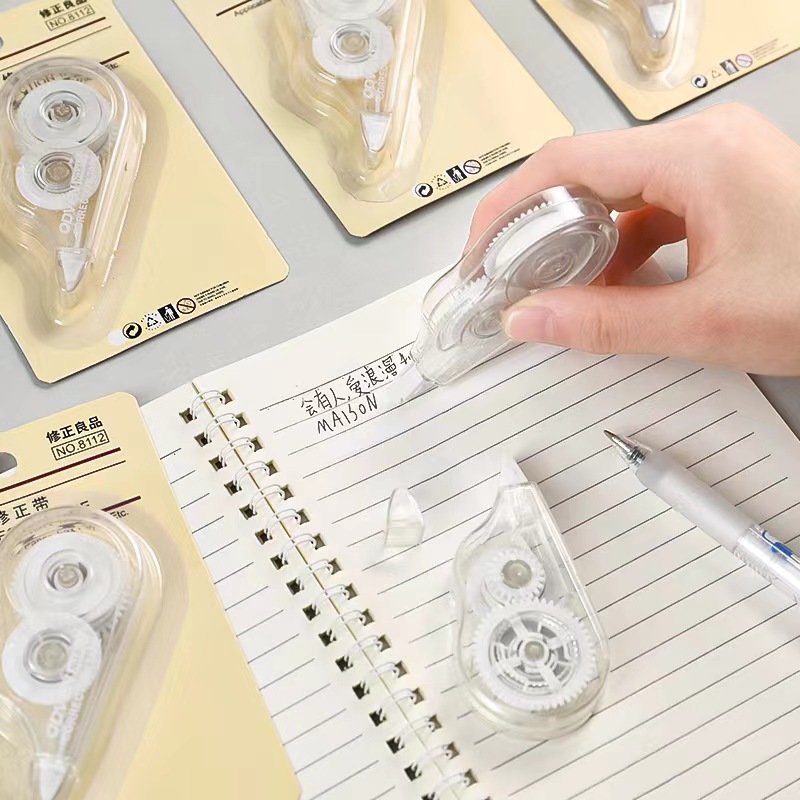 Correction Tape Roller - 1 PC Large Capacity Transparent Correction