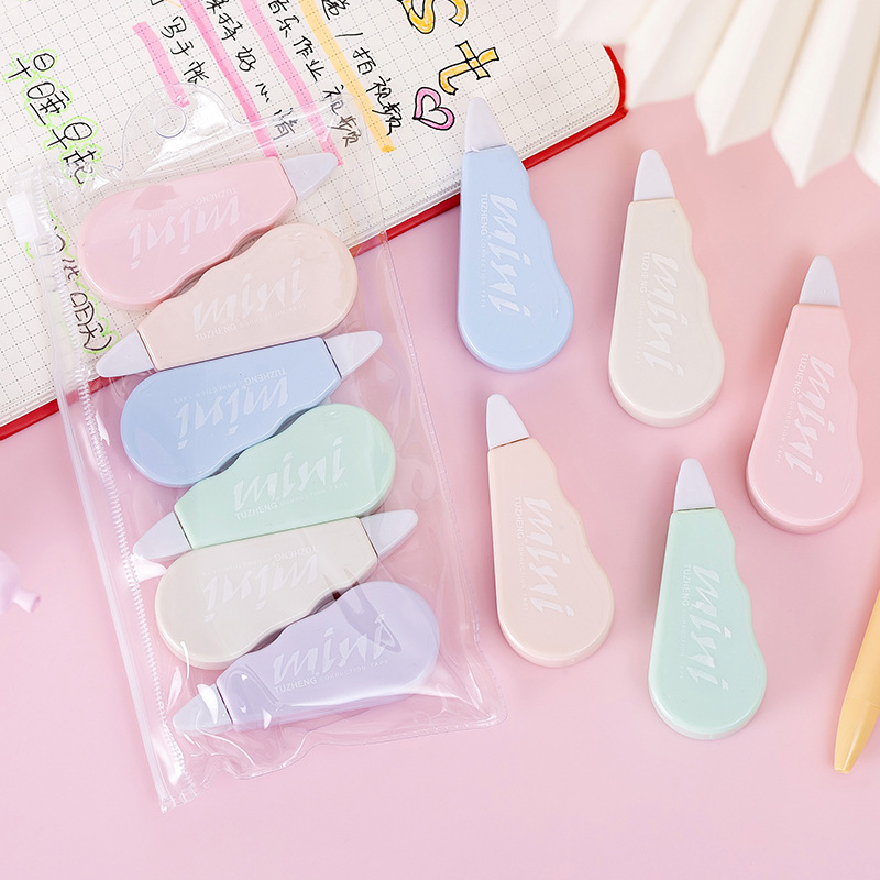 6Pcs/set Cute Macaron Color Co - Correction Tape Roller 评论和价格
