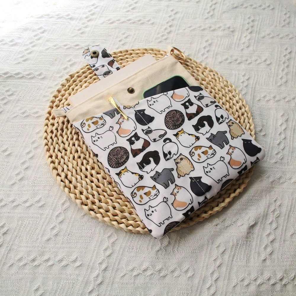 1PC Mellow Cat Canvas Book Bag - Ideal Stationery & Office Supply 评论和价格