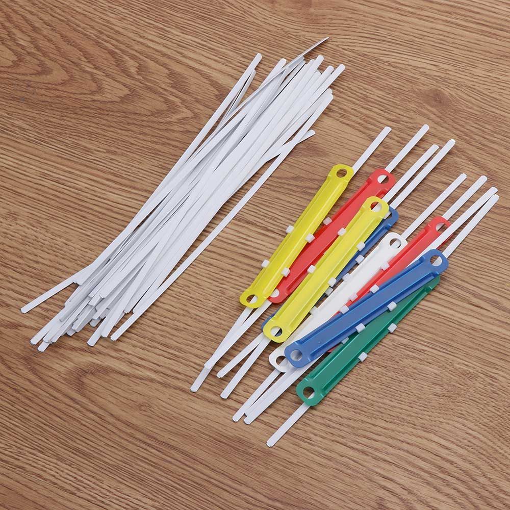 50 PCs/Set File Paper Fastener - Binder Clip Assorted 评论和价格