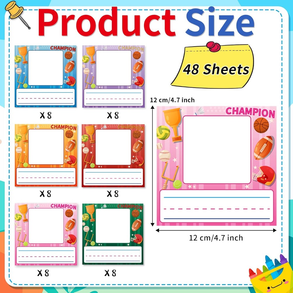 48 Pcs Kids Desk Nameplates wi - Desk Name Plate 评论和价格