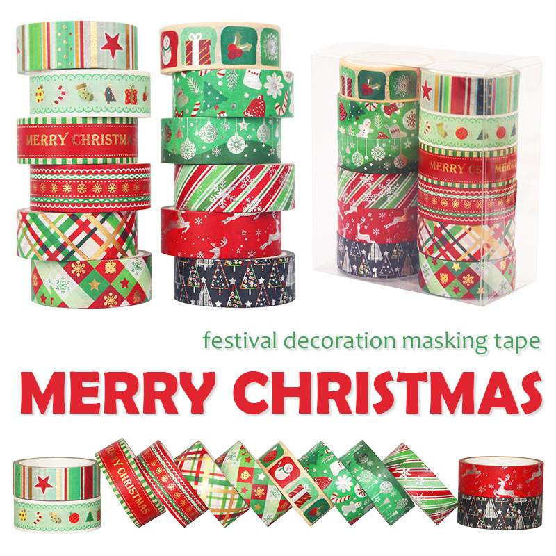 60 Meter Christmas Washi Tapes - Washi Tape Set 评论和价格