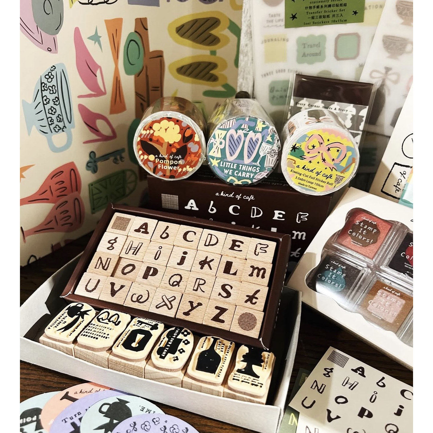 A Kind Of Cafe Studio Vintage  - Washi Tape Set 评论和价格