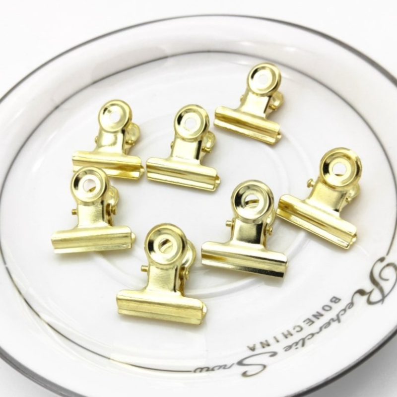 20PCS/Set 21mm*23mm Round Meta - Binder Clip Assorted 评论和价格