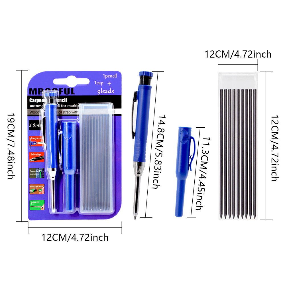 Woodworking Pencil Card Set wi - Mechanical Pencil Lead 评论和价格