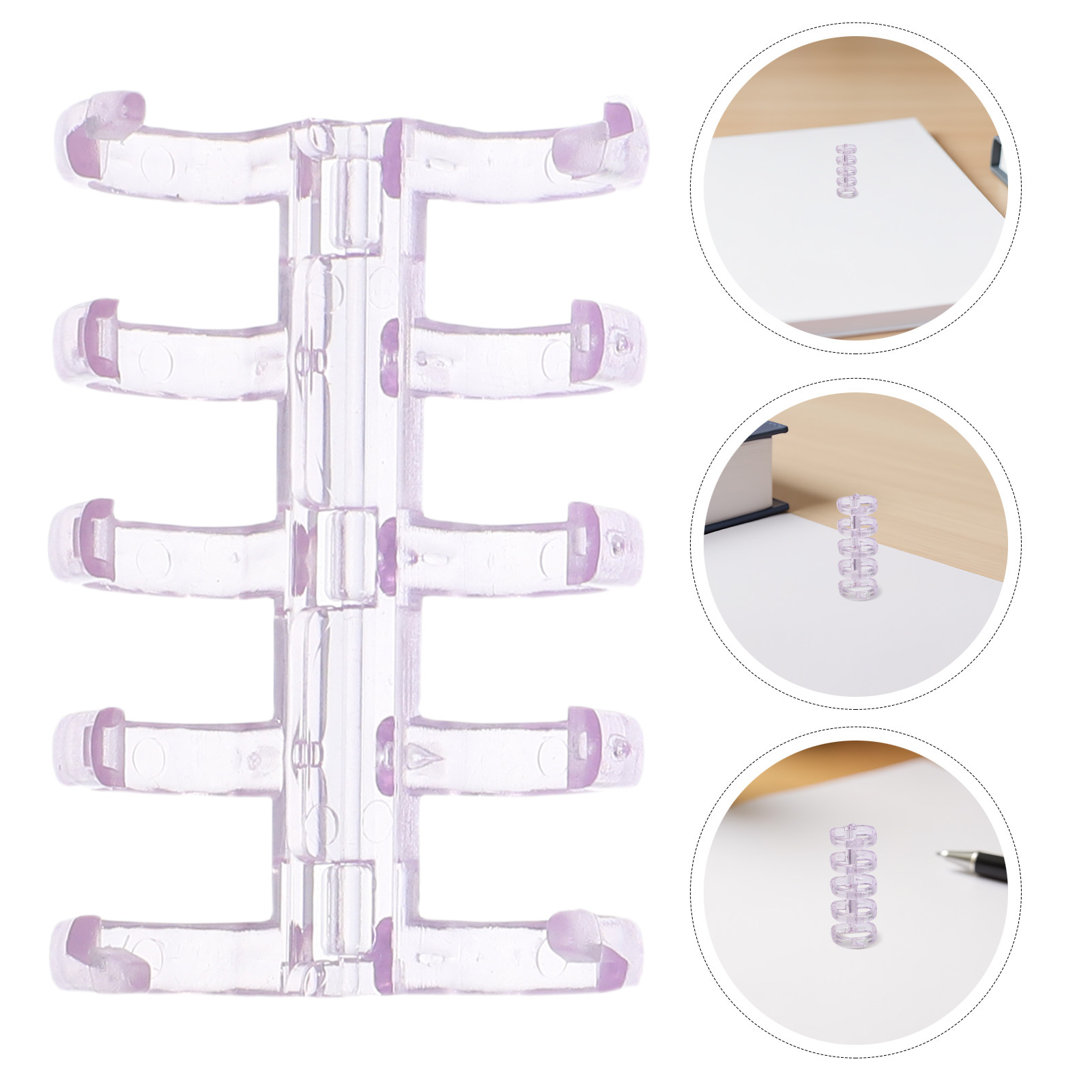 100Pcs Plastic Loose Leaf Bind - Binding Comb Plastic 评论和价格