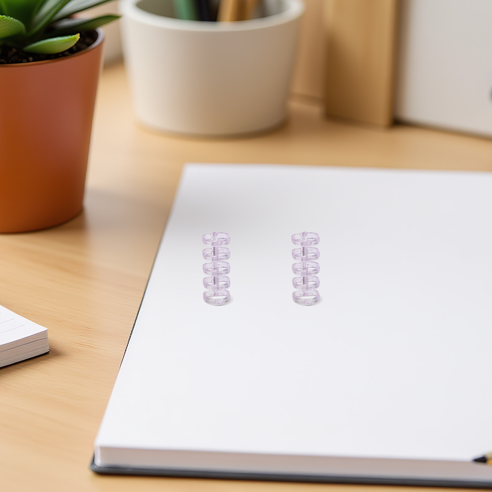 100Pcs Plastic Loose Leaf Bind - Binding Comb Plastic 评论和价格