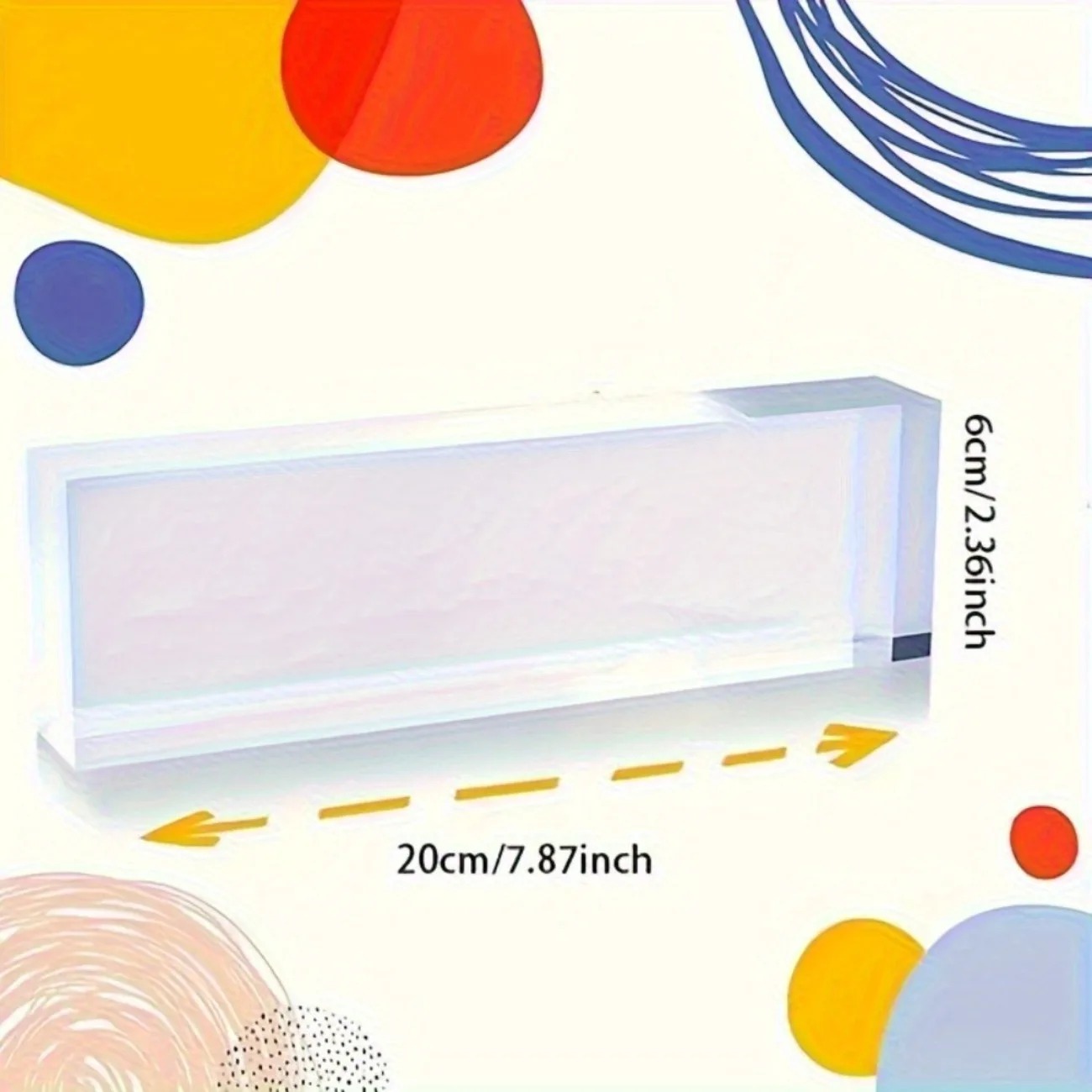 1PC Personalized Floral Acryli - Desk Name Plate 评论和价格