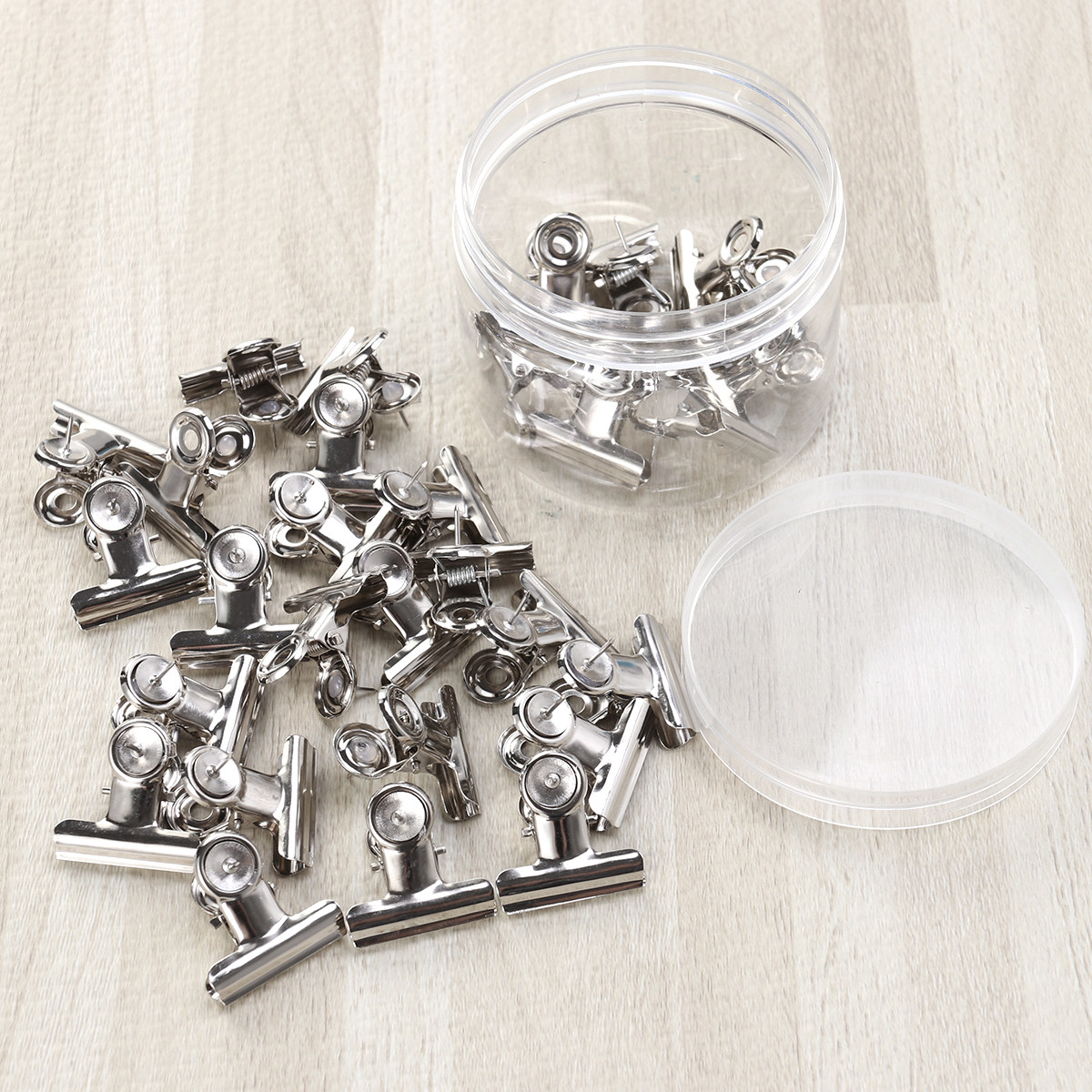 30Pcs Round Head Binder Clips  - Supply Of Office Stationery 评论和价格