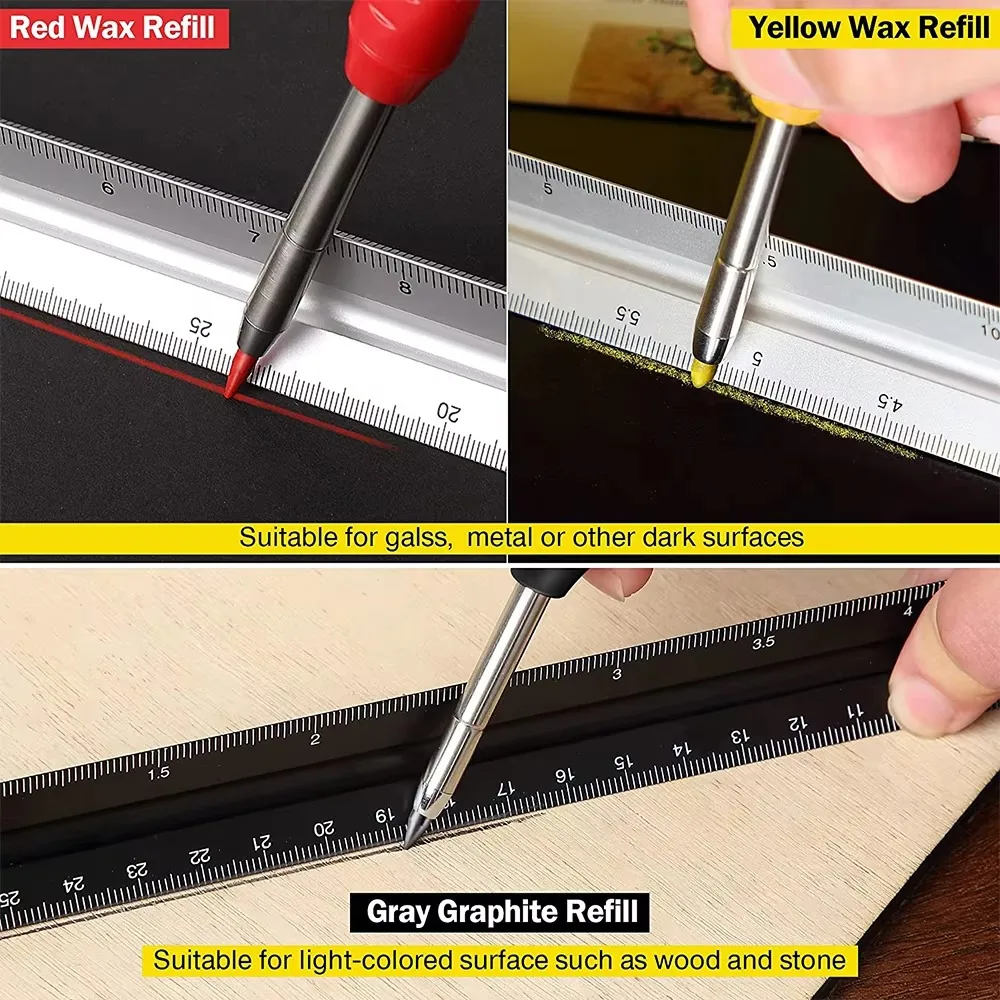 Solid Carpenter Pencil Set Woo - Mechanical Pencil Lead 评论和价格