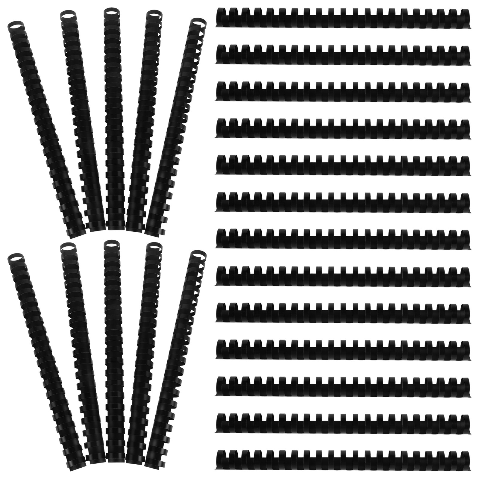 50Pcs Binding Combs 21 Rings P - Binding Comb Plastic 评论和价格