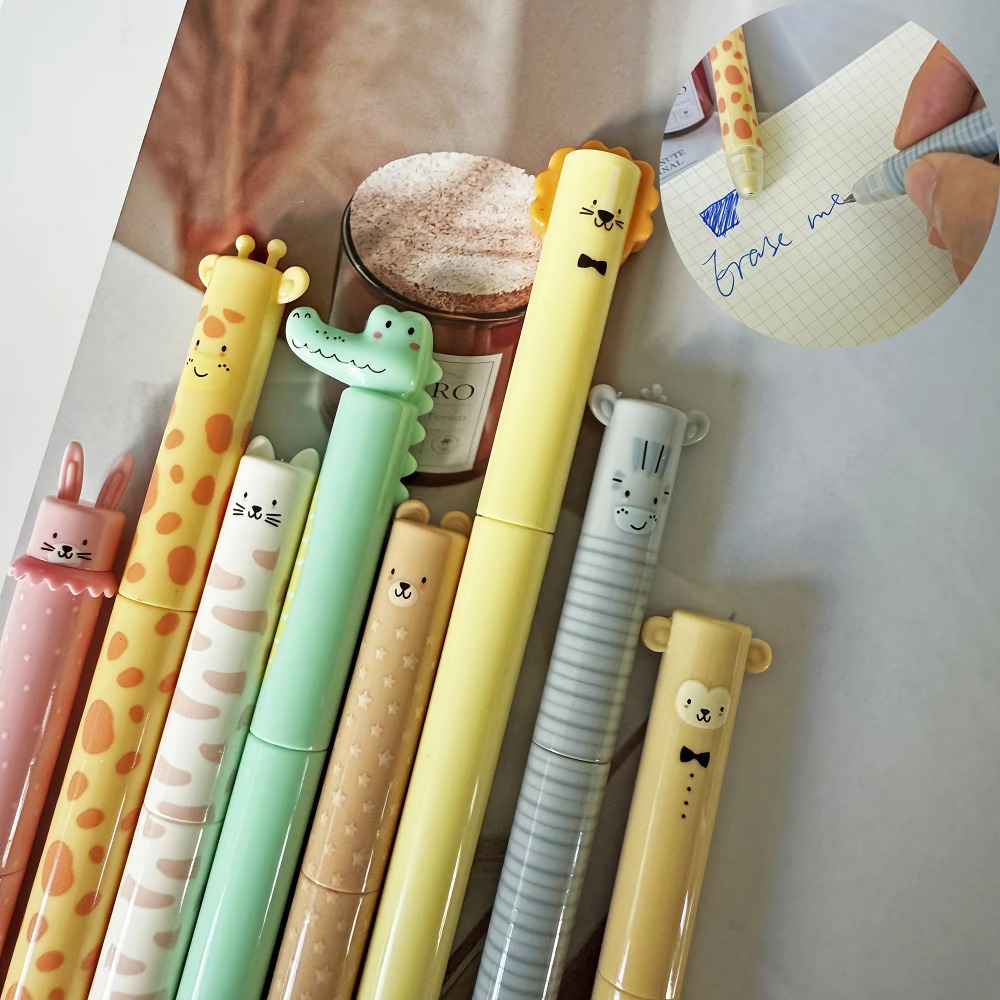 8pcs Kawaii Animal Head Press  - Lion Stationery & Office Supply(Kunshan)Co.Ltd 评论和价格
