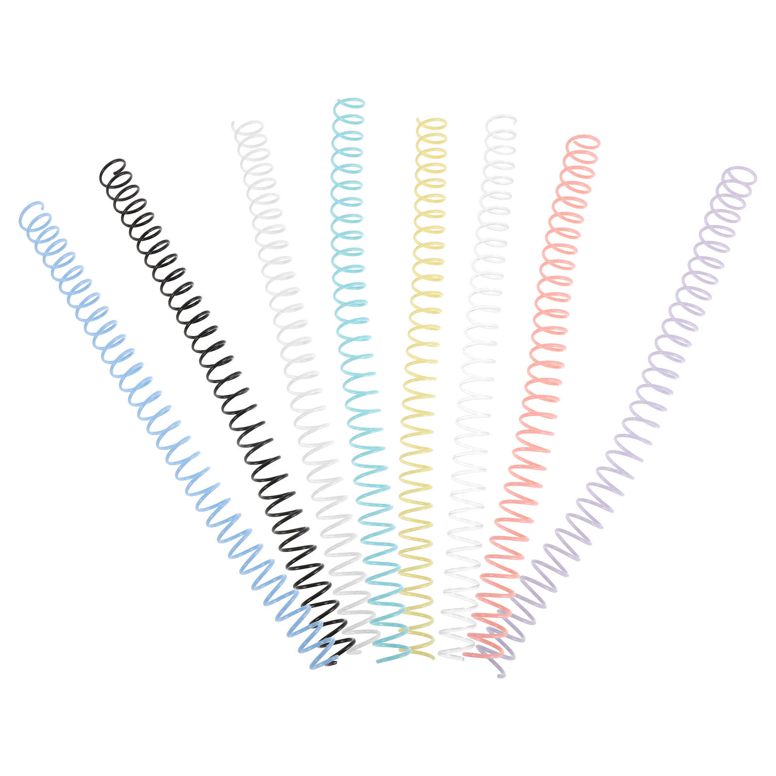 8Pcs Plastic Spiral Binding Co - Binding Comb Plastic 评论和价格