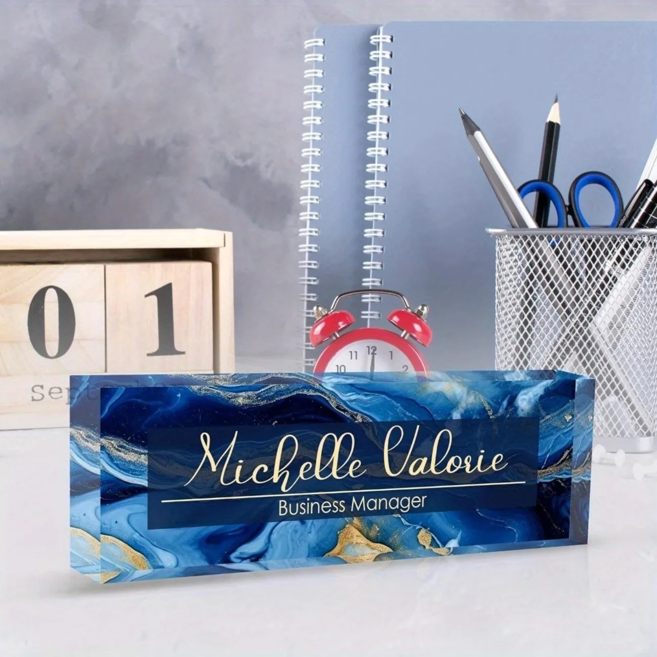 [2D Flat] Customizable Acrylic - Desk Name Plate 评论和价格